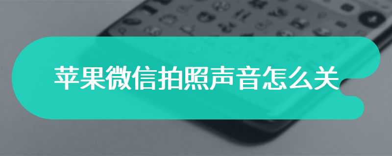 苹果韩版拍照声音苹果拍照声音在哪里关闭声音-第1张图片-太平洋在线下载